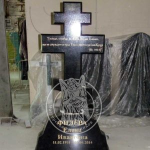Православный крест из гранита